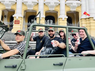 Hanoi City Jeep Tour Half-day: Food, Culture & Fun (4 hours)